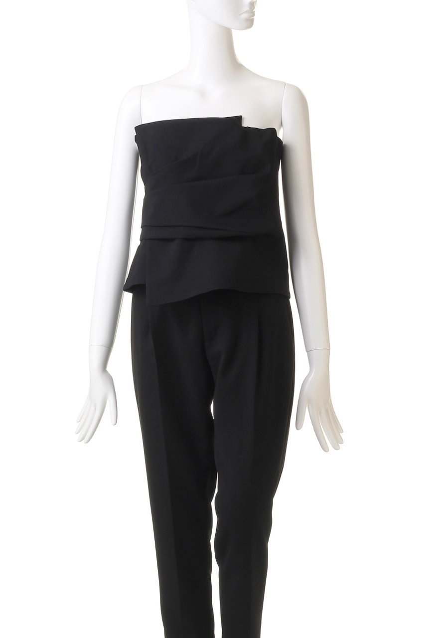 【エステータ/esteta】のウールダブルクロスビスチェ 人気、トレンドファッション・服の通販 founy(ファニー) 　ファッション　Fashion　レディースファッション　WOMEN　トップス・カットソー　Tops/Tshirt　キャミソール / ノースリーブ　No Sleeves　シャツ/ブラウス　Shirts/Blouses　ビスチェ　Bustier　アシンメトリー　Asymmetry　カットソー　Cut And Sew　ギャザー　Gather　ダブル　Double　ノースリーブ　No Sleeve　ビスチェ　Bustier　ラップ　Wrap　A/W・秋冬　Aw・Autumn/Winter・Fw・Fall-Winter　other-2|ID: prp329100004134243 ipo3291000000031405965