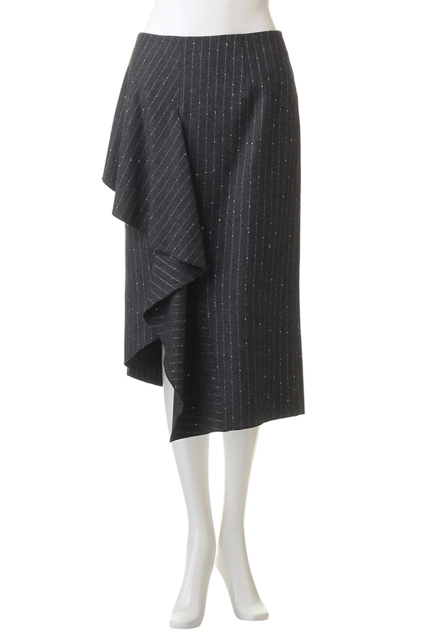 【エステータ/esteta】のストライプシークインスカート 人気、トレンドファッション・服の通販 founy(ファニー) 　ファッション　Fashion　レディースファッション　WOMEN　スカート　Skirt　ロングスカート　Long Skirt　おすすめ　Recommend　アシンメトリー　Asymmetry　カッティング　Cutting　シンプル　Simple　ストライプ　Stripe　セットアップ　Set Up　ビスチェ　Bustier　フェミニン　Feminine　フリル　Frills　ミドル　Middle　ロング　Long　エレガント 上品　Elegant　A/W・秋冬　Aw・Autumn/Winter・Fw・Fall-Winter　other-2|ID: prp329100004134245 ipo3291000000031405986