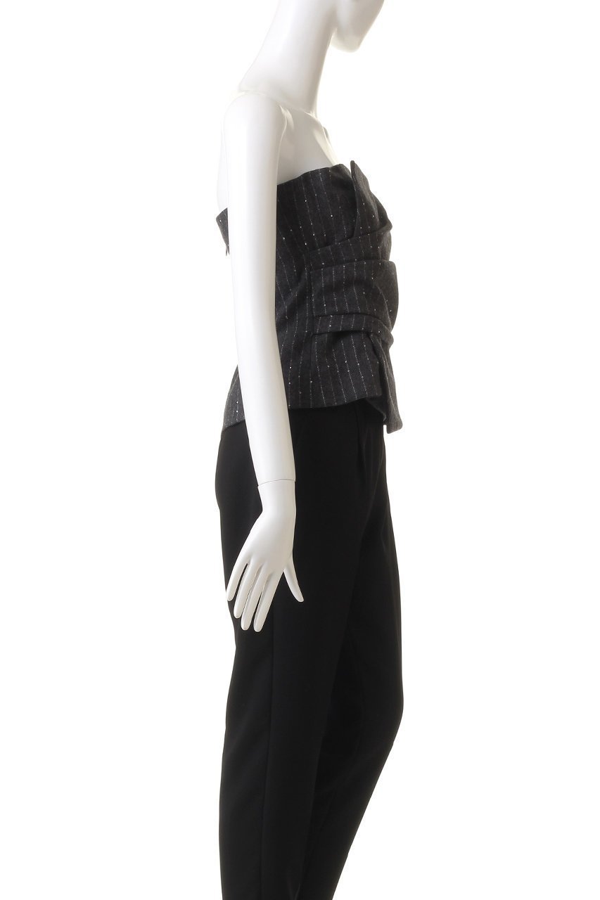 【エステータ/esteta】のストライプシークインビスチェ 人気、トレンドファッション・服の通販 founy(ファニー) 　ファッション　Fashion　レディースファッション　WOMEN　トップス・カットソー　Tops/Tshirt　キャミソール / ノースリーブ　No Sleeves　シャツ/ブラウス　Shirts/Blouses　ビスチェ　Bustier　アシンメトリー　Asymmetry　インナー　Inner　ギャザー　Gather　シンプル　Simple　ストライプ　Stripe　ノースリーブ　No Sleeve　ビスチェ　Bustier　A/W・秋冬　Aw・Autumn/Winter・Fw・Fall-Winter　other-3|ID: prp329100004134246 ipo3291000000031406000