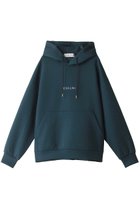 【クルニ/CULLNI】の【UNISEX】CULLNI ロゴ エンブロイダリー フーディー エメラルドグリーン|ID:prp329100004134248