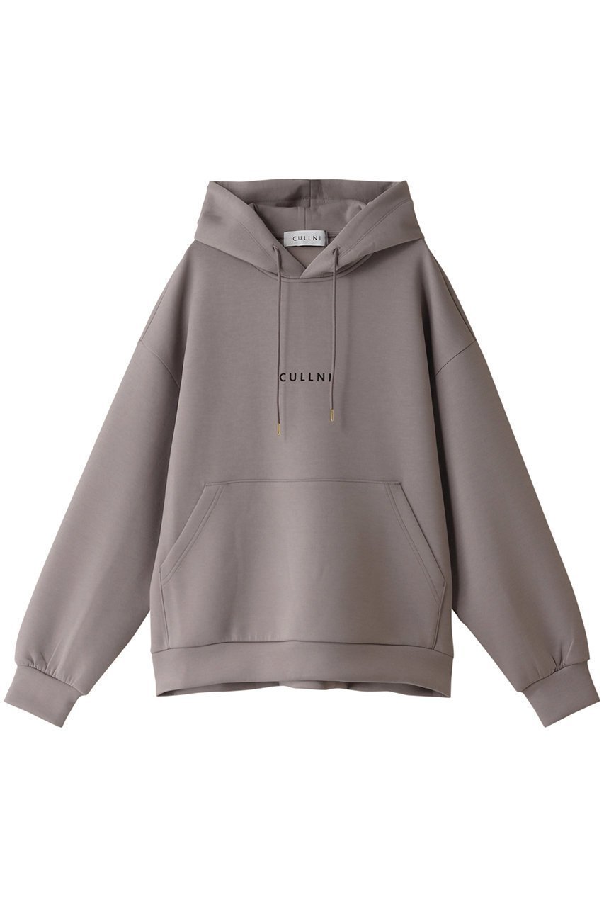 【クルニ/CULLNI】の【UNISEX】CULLNI ロゴ エンブロイダリー フーディー インテリア・キッズ・メンズ・レディースファッション・服の通販 founy(ファニー) 　ファッション　Fashion　レディースファッション　Fashion for Women　トップス・カットソー　Cut & Sew Tops　シャツ・ブラウス・オフィスカジュアル　Elegant Blouses & Button-Ups　レディースパーカー・カジュアルフーディー　Casual Hoodies & Sweatshirts　ロングTシャツ・Tシャツ　Longline T-Shirts & Tees　スウェット・クルーネックトップス　Sweatshirts & Crewnecks / Relaxed Fit Sweat Tops　カットソー・ベーシックTシャツ　Cut-and-Sewn Tops / Stretch Tees & Basics　ユニセックス　Unisex, Genderless　エンブロイダリー　Embroidery Design　シンプル　Simple, Minimal　ドローコード　Drawcord, Drawstring Cord　フォルム　Silhouette, Form　フロント　Front, Front Design　ポケット　Pocket, Pocket Detail　今季　This Season, Current Season　定番　Standard, Basic Item　モカベージュ|ID: prp329100004134248 ipo3291000000032899280
