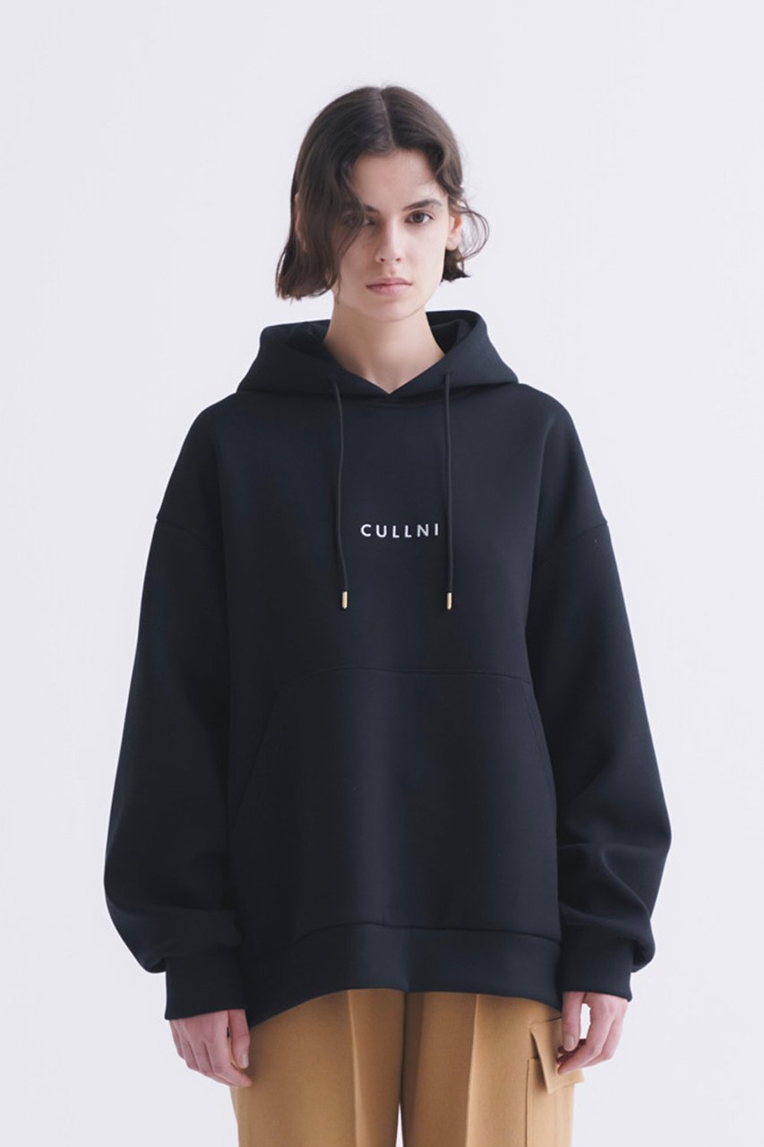 【クルニ/CULLNI】の【UNISEX】CULLNI ロゴ エンブロイダリー フーディー 人気、トレンドファッション・服の通販 founy(ファニー) 　ファッション　Fashion　レディースファッション　Fashion for Women　トップス・カットソー　Cut & Sew Tops　シャツ・ブラウス・オフィスカジュアル　Elegant Blouses & Button-Ups　レディースパーカー・カジュアルフーディー　Casual Hoodies & Sweatshirts　ロングTシャツ・Tシャツ　Longline T-Shirts & Tees　スウェット・クルーネックトップス　Sweatshirts & Crewnecks / Relaxed Fit Sweat Tops　カットソー・ベーシックTシャツ　Cut-and-Sewn Tops / Stretch Tees & Basics　ユニセックス　Unisex, Genderless　エンブロイダリー　Embroidery Design　シンプル　Simple, Minimal　ドローコード　Drawcord, Drawstring Cord　フォルム　Silhouette, Form　フロント　Front, Front Design　ポケット　Pocket, Pocket Detail　今季　This Season, Current Season　定番　Standard, Basic Item　other-7|ID: prp329100004134248 ipo3291000000032899308