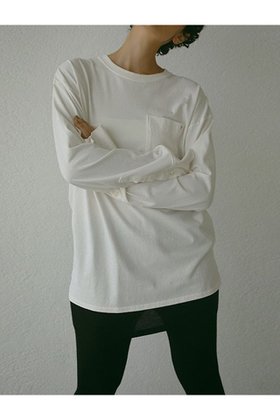 【エトレトウキョウ/ETRE TOKYO】のカフスデザインカットトップス 人気、トレンドファッション・服の通販 founy(ファニー) ファッション Fashion レディースファッション WOMEN トップス・カットソー Tops/Tshirt シャツ/ブラウス Shirts/Blouses ロング / Tシャツ T-Shirts カットソー Cut and Sewn アメリカン American スリーブ Sleeve プレーン Plane ポケット Pocket リラックス Relax ロング Long 再入荷 Restock/Back In Stock/Re Arrival |ID:prp329100004135611