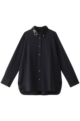 【エブール/ebure】のブルームビジューカラー シャツブラウス 人気、トレンドファッション・服の通販 founy(ファニー) ファッション Fashion レディースファッション WOMEN トップス・カットソー Tops/Tshirt シャツ/ブラウス Shirts/Blouses おすすめ Recommend シンプル Simple スリーブ Sleeve セットアップ Set Up デニム Denim ビジュー Bijou マニッシュ Mannish ロング Long エレガント 上品 Elegant |ID:prp329100004135627