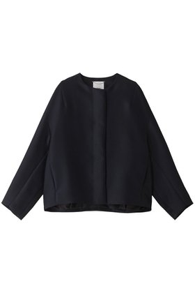 【エブール/ebure】のシルクウールツイル ノーカラージャケット 人気、トレンドファッション・服の通販 founy(ファニー) ファッション Fashion レディースファッション WOMEN アウター Coat Outerwear ジャケット Jackets ノーカラージャケット No Collar Leather Jackets おすすめ Recommend ウォーム Worm シルク Silk ジャケット Jacket デニム Denim パターン Pattern フォルム Form NEW・新作・新着・新入荷 New Arrivals |ID:prp329100004135654