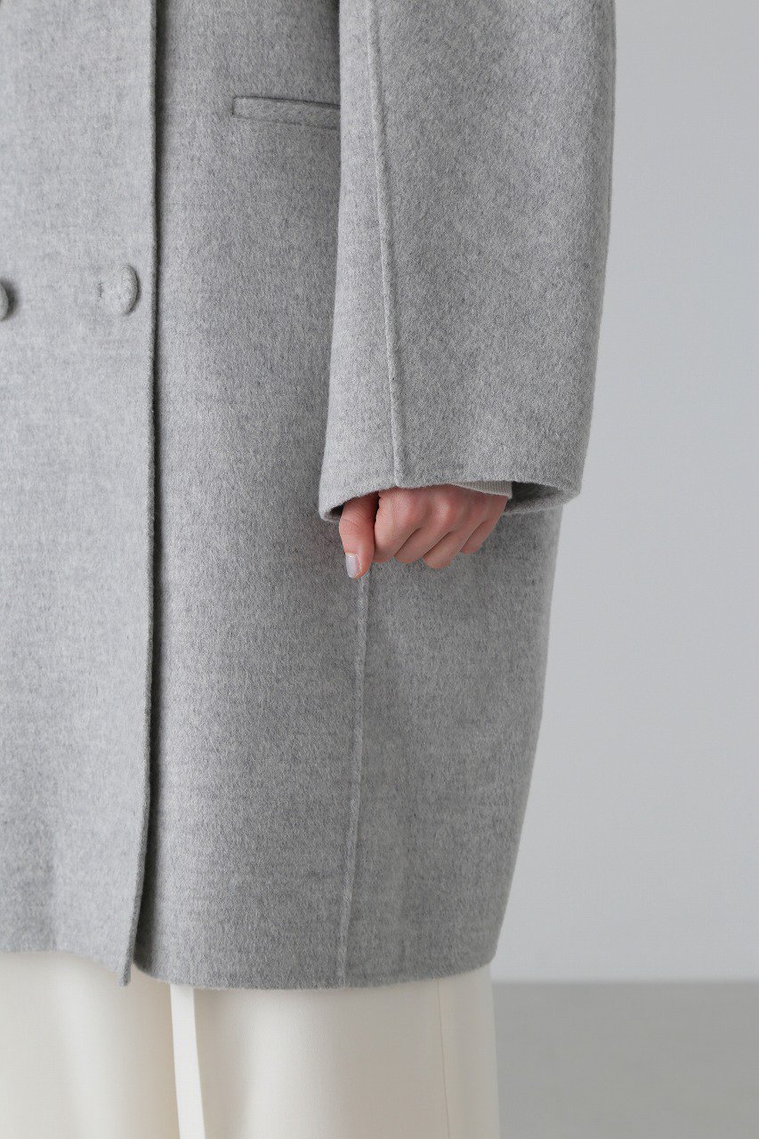 【アドーア/ADORE】のピュアカシミヤノーカラーコート 人気、トレンドファッション・服の通販 founy(ファニー)  ファッション Fashion レディースファッション Fashion for Women アウター Coat / Outerwear Collection コート・ロングコート・ピーコート Long Coats, Peacoats & More ダブル Double, Double-Breasted パターン Pattern, Design Print ロング Long, Long-Length other-4|ID: prp329100004135661 ipo3291000000034336553