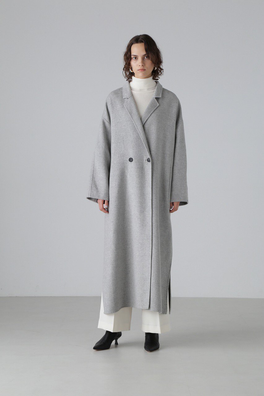 【アドーア/ADORE】のピュアカシミヤコート 人気、トレンドファッション・服の通販 founy(ファニー) ファッション Fashion レディースファッション Fashion for Women アウター Coat / Outerwear Collection コート・ロングコート・ピーコート Long Coats, Peacoats & More エレガント 上品 Elegant カッティング Cutting Detail ダブル Double, Double-Breasted パターン Pattern, Design Print フィット Fit, Slim Fit フォルム Silhouette, Form モダン Modern, Contemporary ヨーク Yoke, Yoke Design ロング Long, Long-Length other-8|ID: prp329100004135662 ipo3291000000035695841