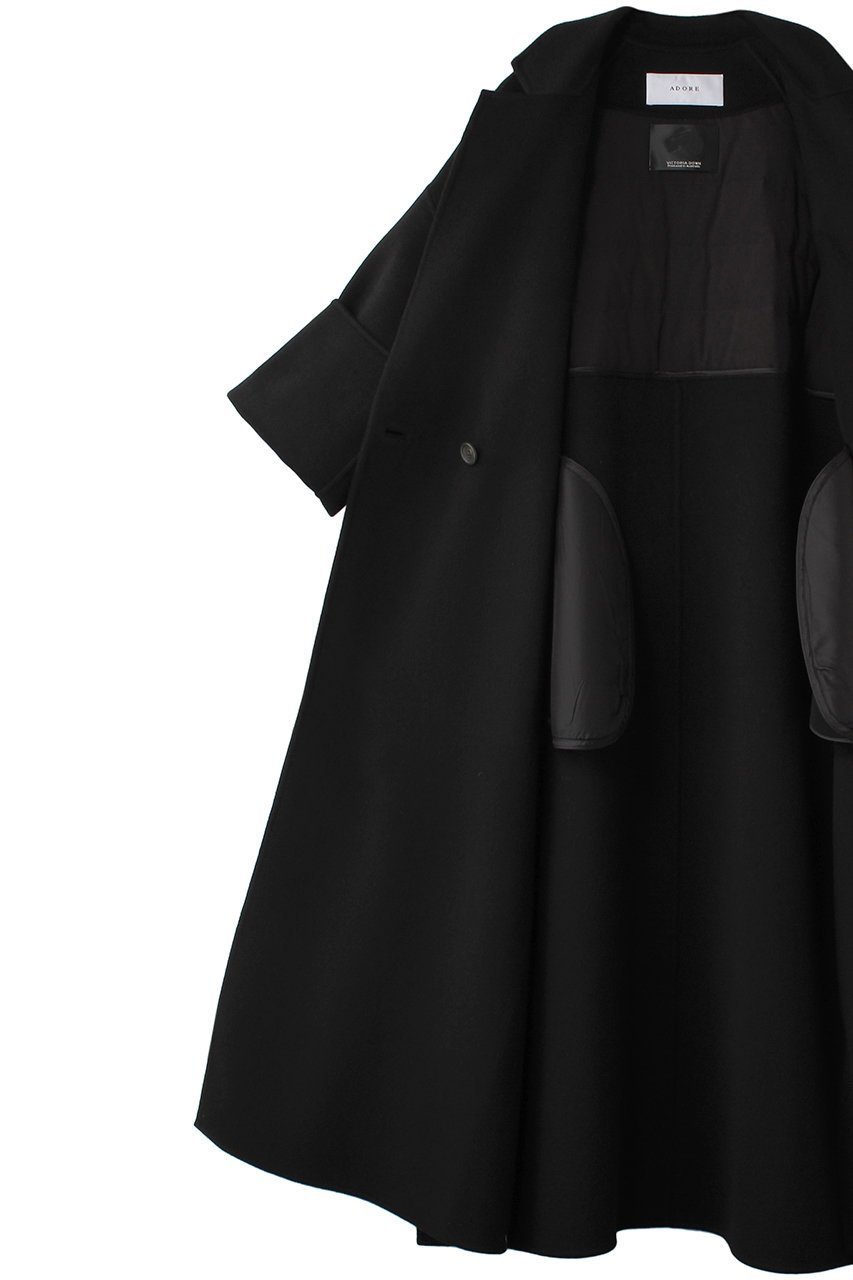 【アドーア/ADORE】のピュアカシミヤコート 人気、トレンドファッション・服の通販 founy(ファニー) ファッション Fashion レディースファッション Fashion for Women アウター Coat / Outerwear Collection コート・ロングコート・ピーコート Long Coats, Peacoats & More エレガント 上品 Elegant カッティング Cutting Detail ダブル Double, Double-Breasted パターン Pattern, Design Print フィット Fit, Slim Fit フォルム Silhouette, Form モダン Modern, Contemporary ヨーク Yoke, Yoke Design ロング Long, Long-Length other-6|ID: prp329100004135662 ipo3291000000035859643