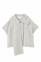 【アドーア/ADORE】のピュアカシミヤポンチョ 人気、トレンドファッション・服の通販 founy(ファニー) ファッション Fashion レディースファッション Fashion for Women アウター Coat / Outerwear Collection コート・ロングコート・ピーコート Long Coats, Peacoats & More ポンチョ・ケープコート Ponchos & Capes ショート Short, Short Length シンプル Simple, Minimal ハーフ Half, Half-Length ポンチョ Poncho, Cape Style マフラー Scarf, Muffler thumbnail グレー|ID: prp329100004135663 ipo3291000000032946936