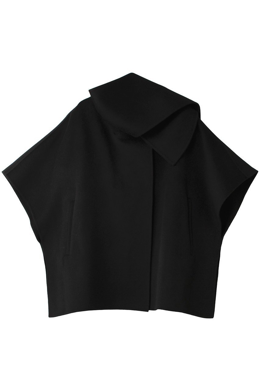 【アドーア/ADORE】のピュアカシミヤポンチョ インテリア・キッズ・メンズ・レディースファッション・服の通販 founy(ファニー) 　ファッション　Fashion　レディースファッション　Fashion for Women　アウター　Coat / Outerwear Collection　コート・ロングコート・ピーコート　Long Coats, Peacoats & More　ポンチョ・ケープコート　Ponchos & Capes　ショート　Short, Short Length　シンプル　Simple, Minimal　ハーフ　Half, Half-Length　ポンチョ　Poncho, Cape Style　マフラー　Scarf, Muffler　ブラック|ID: prp329100004135663 ipo3291000000032946943