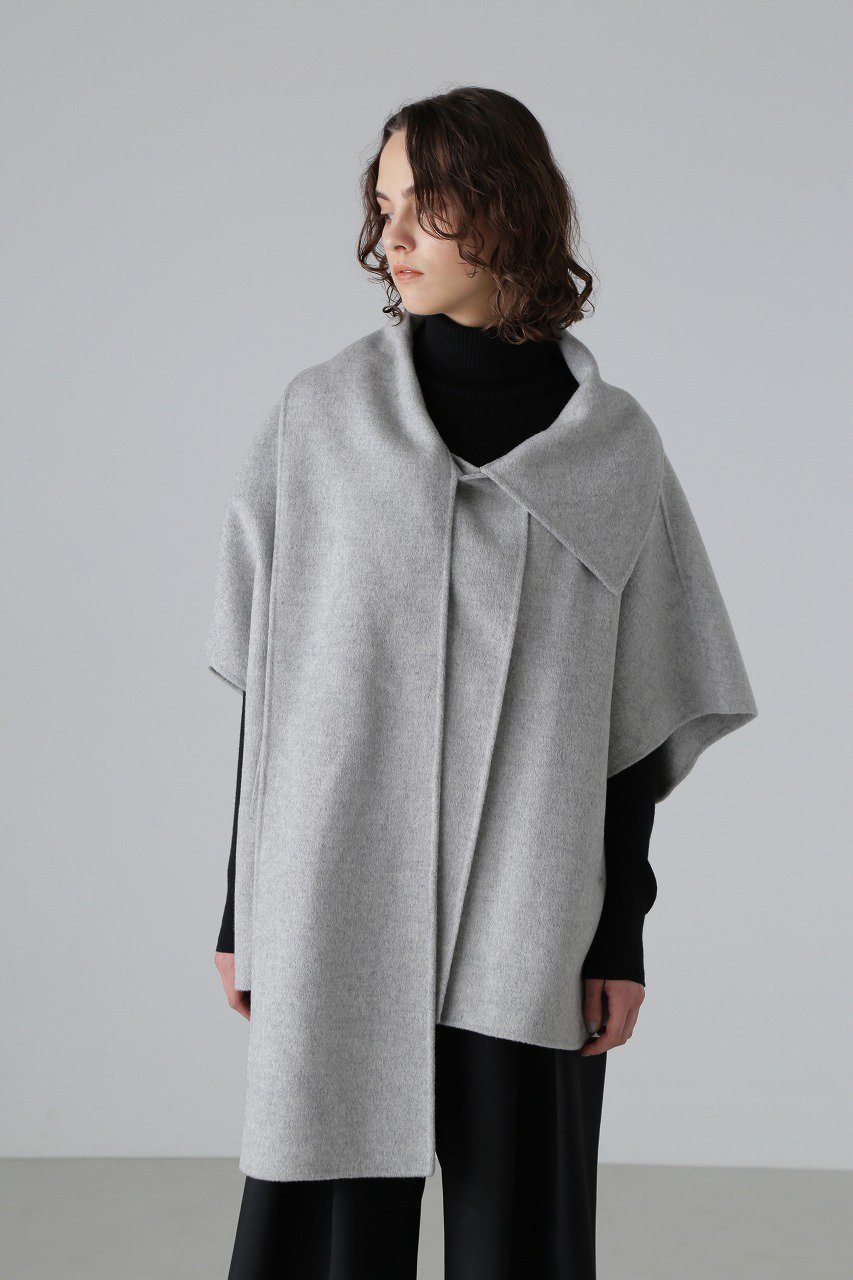 【アドーア/ADORE】のピュアカシミヤポンチョ 人気、トレンドファッション・服の通販 founy(ファニー) 　ファッション　Fashion　レディースファッション　Fashion for Women　アウター　Coat / Outerwear Collection　コート・ロングコート・ピーコート　Long Coats, Peacoats & More　ポンチョ・ケープコート　Ponchos & Capes　ショート　Short, Short Length　シンプル　Simple, Minimal　ハーフ　Half, Half-Length　ポンチョ　Poncho, Cape Style　マフラー　Scarf, Muffler　other-7|ID: prp329100004135663 ipo3291000000036640002