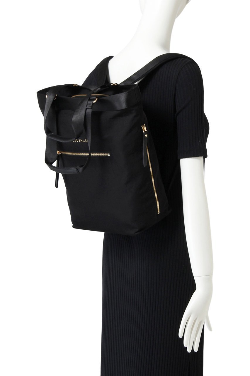 【ランバン オン ブルー/LANVIN en Bleu】のポリエステルトート型リュック 人気、トレンドファッション・服の通販 founy(ファニー) 　ファッション　Fashion　レディースファッション　WOMEN　バッグ　Bag　シンプル　Simple　ポケット　Pocket　リュック　Ruck Sack　other-2|ID: prp329100004135688 ipo3291000000031405393