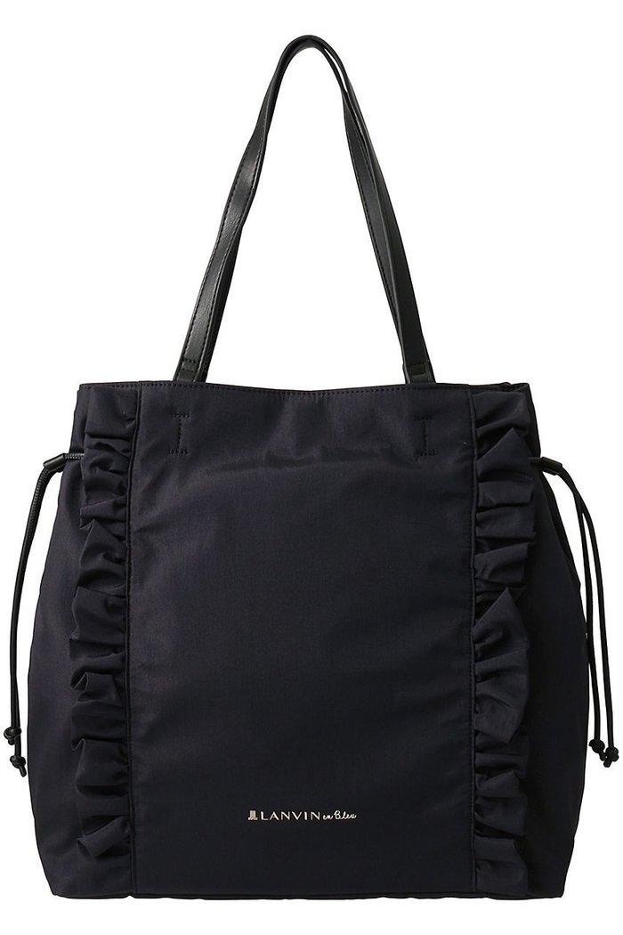 【ランバン オン ブルー/LANVIN en Bleu】のプティフリルトートバック インテリア・キッズ・メンズ・レディースファッション・服の通販 founy(ファニー) https://founy.com/ ファッション Fashion レディースファッション Fashion for Women バッグ Bags フェミニン Feminine, Girly フリル Frill, Ruffle 旅行 Travel |ID: prp329100004135689 ipo3291000000035104749