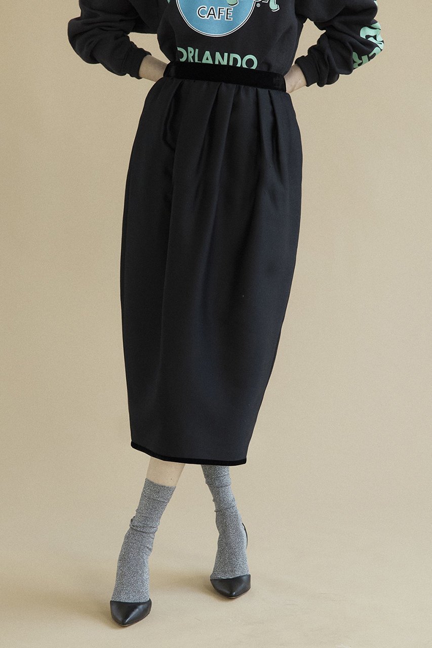 【サードマガジン/THIRD MAGAZINE】のTHIRD MAGAZINE×mikomori /シルクウールタックリボンスカート 人気、トレンドファッション・服の通販 founy(ファニー) 　ファッション　Fashion　レディースファッション　WOMEN　スカート　Skirt　ロングスカート　Long Skirt　シルク　Silk　パーティ　Party　ベルベット　Velvet　リボン　Ribbon　リュクス　Luxe　ロング　Long　other-6|ID: prp329100004135700 ipo3291000000031405424