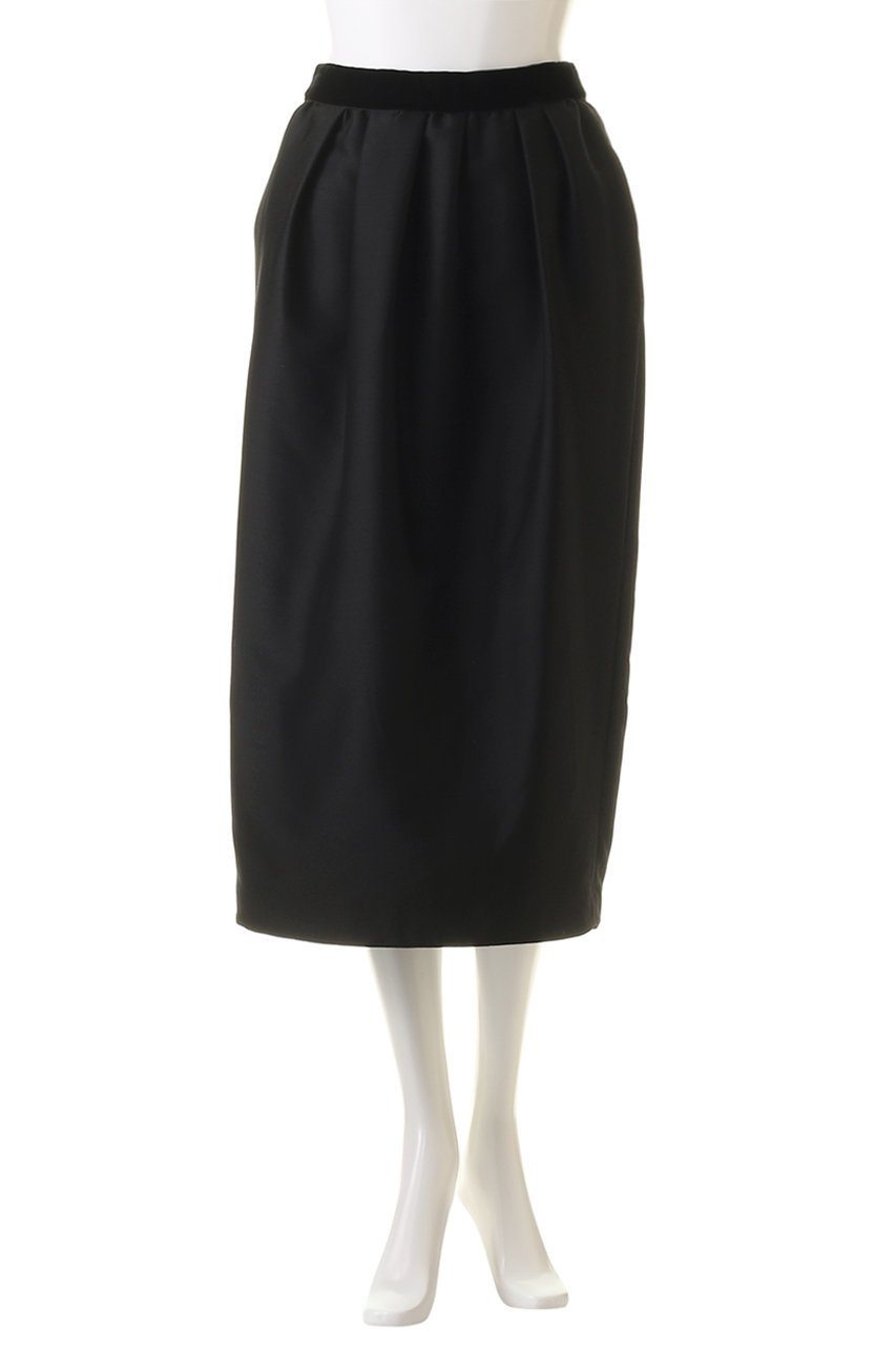 【サードマガジン/THIRD MAGAZINE】のTHIRD MAGAZINE×mikomori /シルクウールタックリボンスカート 人気、トレンドファッション・服の通販 founy(ファニー) 　ファッション　Fashion　レディースファッション　Fashion for Women　スカート　Skirts　ロングスカート　Long Skirts / Maxi & Midi Skirts　シルク　Silk, 100% Silk　パーティ　Party, Party Style　ベルベット　Velvet, Velvety　リボン　Ribbon, Bow　リュクス　Luxury, Elegant, High-End, Chic　ロング　Long, Long-Length　再入荷　Restock / Back in Stock　other-2|ID: prp329100004135700 ipo3291000000035814126