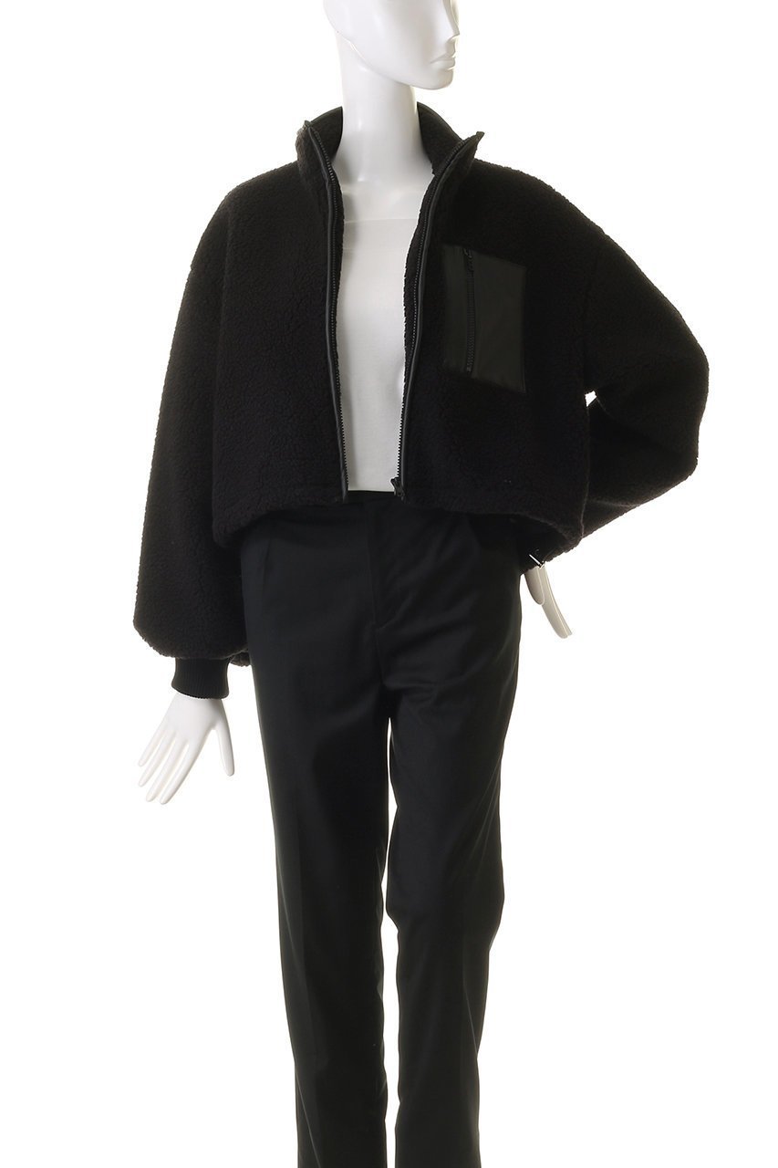 【サードマガジン/THIRD MAGAZINE】のTHIRD MAGAZINE×mikomori /ボアボクシーブルゾン 人気、トレンドファッション・服の通販 founy(ファニー) 　ファッション　Fashion　レディースファッション　Fashion for Women　アウター　Coat / Outerwear Collection　レディースジャケット・軽アウター　Jackets　ブルゾンジャケット・スポーティアウター　Blouson Jackets　ジャケット　Jacket, Outerwear　スタンド　Stand Collar, Upright Stand　トリミング　Trimming, Decorative Edge　バランス　Balance, Style Balance　フェイクレザー　Faux Leather, PU Leather　フロント　Front, Front Design　ブルゾン　Blouson, Bomber Jacket　ポケット　Pocket, Pocket Detail　other-7|ID: prp329100004135702 ipo3291000000035970937