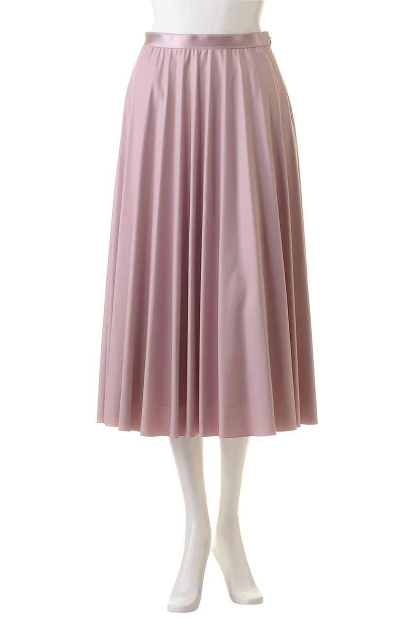 【アナイ/ANAYI】のレザーライクサテンプリーツスカート 人気、トレンドファッション・服の通販 founy(ファニー) 　ファッション　Fashion　レディースファッション　Fashion for Women　スカート　Skirts　プリーツスカート / 上品フェミニンスタイル　Pleated Skirts　ロングスカート　Long Skirts / Maxi & Midi Skirts　サテン　Satin, Glossy Fabric　ピーチ　Peach, Soft Touch　プリーツ　Pleats, Pleated　ロング　Long, Long-Length　秋　Autumn　other-2|ID: prp329100004135703 ipo3291000000032826938