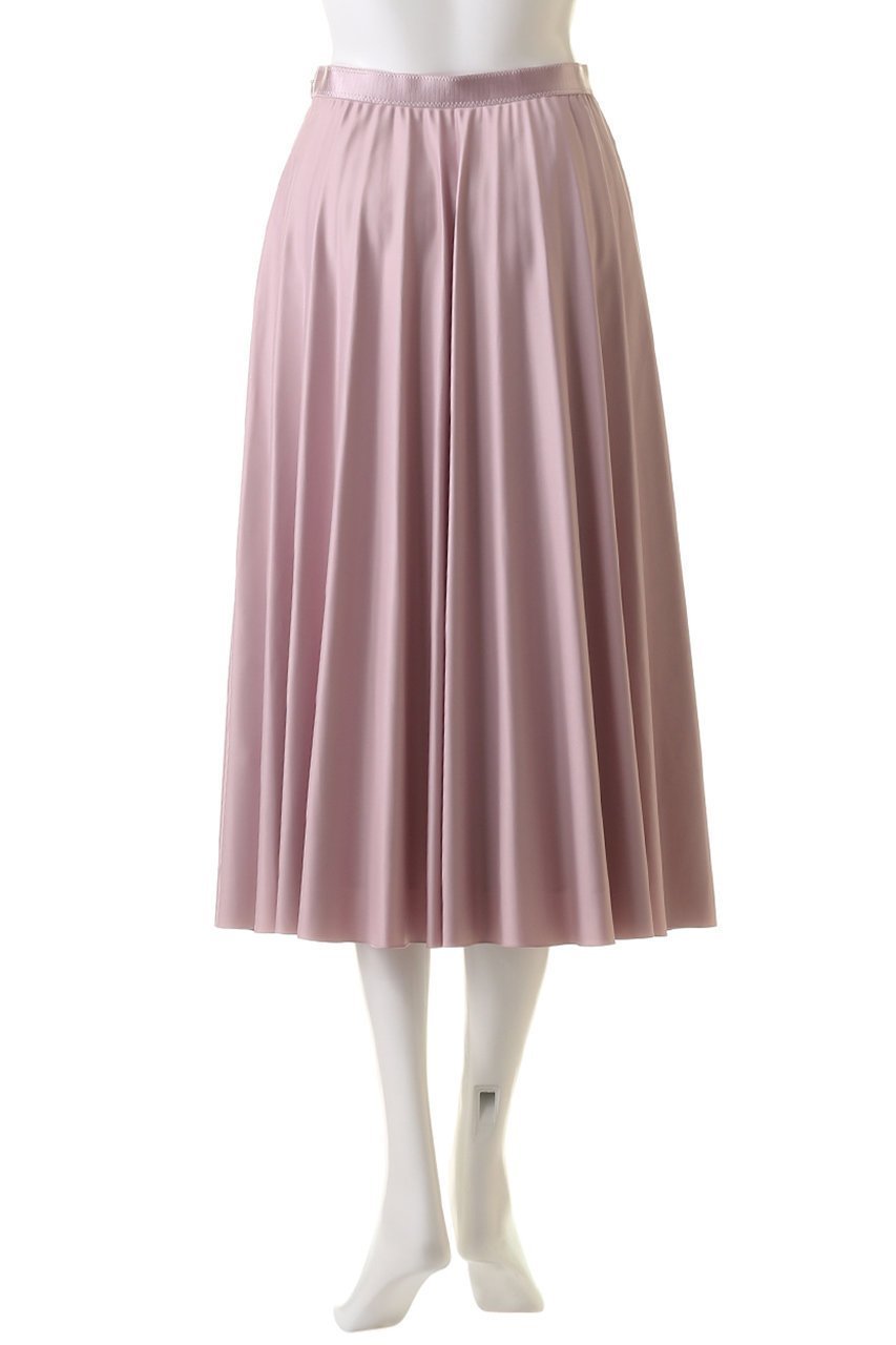 【アナイ/ANAYI】のレザーライクサテンプリーツスカート 人気、トレンドファッション・服の通販 founy(ファニー) 　ファッション　Fashion　レディースファッション　Fashion for Women　スカート　Skirts　プリーツスカート / 上品フェミニンスタイル　Pleated Skirts　ロングスカート　Long Skirts / Maxi & Midi Skirts　サテン　Satin, Glossy Fabric　ピーチ　Peach, Soft Touch　プリーツ　Pleats, Pleated　ロング　Long, Long-Length　秋　Autumn　other-4|ID: prp329100004135703 ipo3291000000032826940