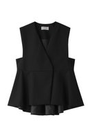 【ヒューエルミュージアム/hueLe Museum】の【hLM】リュクスウールジレ 人気、トレンドファッション・服の通販 founy(ファニー) ファッション Fashion レディースファッション Fashion for Women アウター Coat / Outerwear Collection レディースジャケット・軽アウター Jackets おすすめ Recommended / Our Picks クール Cool, Chic ジャケット Jacket, Outerwear セットアップ Set-Up, Coordinated Outfit ドレープ Drape, Draping Fabric フレア Flare, Flared フロント Front, Front Design ベスト Vest, Waistcoat マニッシュ Mannish, Boyish |ID:prp329100004135713