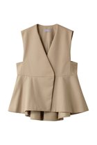 【ヒューエルミュージアム/hueLe Museum】の【hLM】リュクスウールジレ 人気、トレンドファッション・服の通販 founy(ファニー) ファッション Fashion レディースファッション Fashion for Women アウター Coat / Outerwear Collection レディースジャケット・軽アウター Jackets おすすめ Recommended / Our Picks クール Cool, Chic ジャケット Jacket, Outerwear セットアップ Set-Up, Coordinated Outfit ドレープ Drape, Draping Fabric フレア Flare, Flared フロント Front, Front Design ベスト Vest, Waistcoat マニッシュ Mannish, Boyish thumbnail ベージュ|ID: prp329100004135713 ipo3291000000036530122