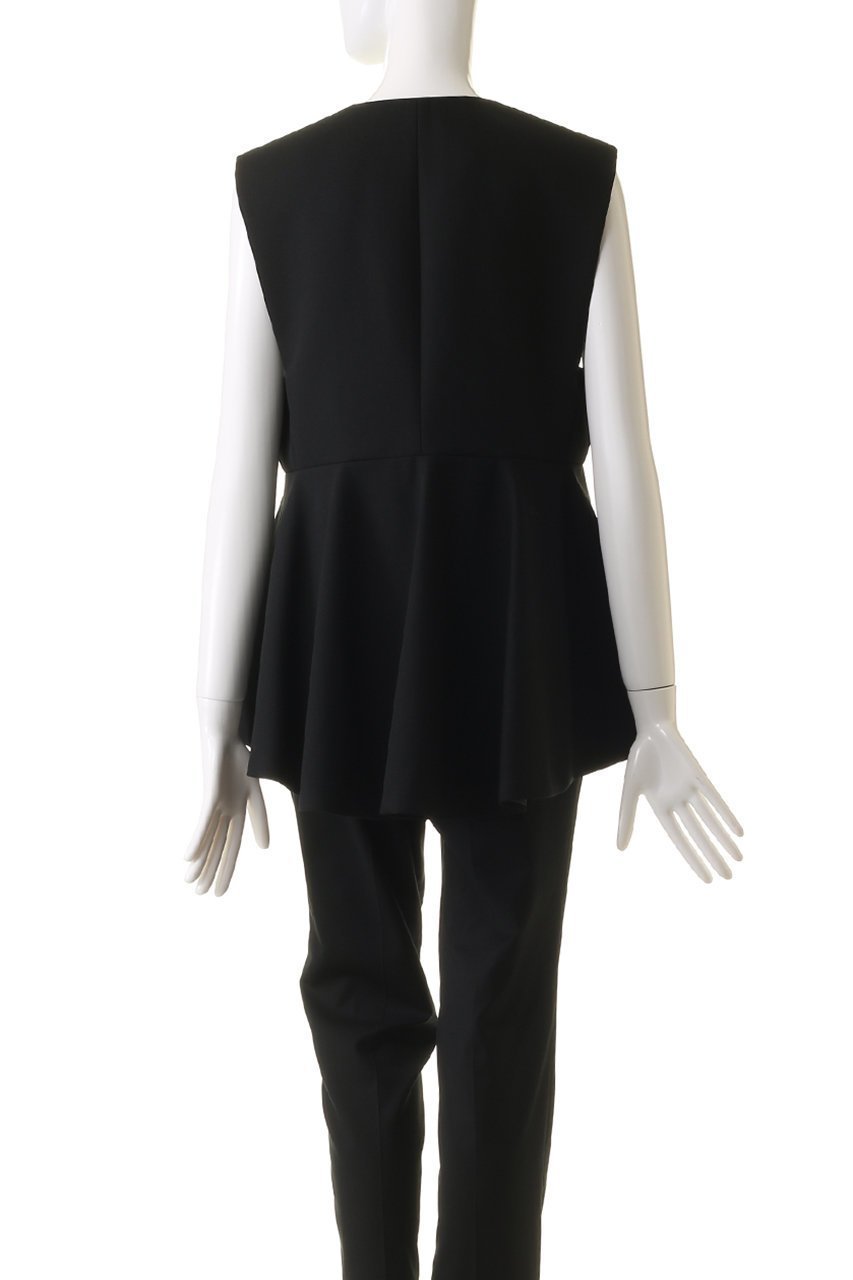 【ヒューエルミュージアム/hueLe Museum】の【hLM】リュクスウールジレ 人気、トレンドファッション・服の通販 founy(ファニー) 　ファッション　Fashion　レディースファッション　Fashion for Women　アウター　Coat / Outerwear Collection　レディースジャケット・軽アウター　Jackets　おすすめ　Recommended / Our Picks　クール　Cool, Chic　ジャケット　Jacket, Outerwear　セットアップ　Set-Up, Coordinated Outfit　ドレープ　Drape, Draping Fabric　フレア　Flare, Flared　フロント　Front, Front Design　ベスト　Vest, Waistcoat　マニッシュ　Mannish, Boyish　other-4|ID: prp329100004135713 ipo3291000000036530125