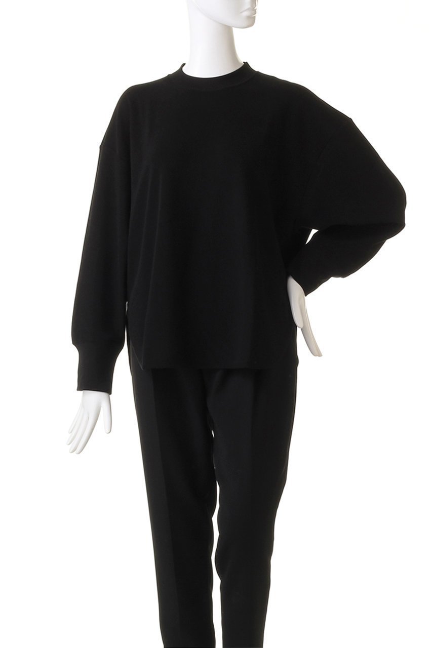 【スリー ドッツ/three dots】のコンパクトパイル ルーズプルオーバー 人気、トレンドファッション・服の通販 founy(ファニー) 　ファッション　Fashion　レディースファッション　Fashion for Women　トップス・カットソー　Cut & Sew Tops　シャツ・ブラウス・オフィスカジュアル　Elegant Blouses & Button-Ups　ロングTシャツ・Tシャツ　Longline T-Shirts & Tees　カジュアルプルオーバー・ニットトップス　Pullovers & Knit Tops / Casual Pullovers　カットソー・ベーシックTシャツ　Cut-and-Sewn Tops / Stretch Tees & Basics　コンパクト　Compact, Small Size　スリーブ　Sleeve, Long Sleeve / Short Sleeve　ロング　Long, Long-Length　エレガント 上品　Elegant　other-2|ID: prp329100004137267 ipo3291000000032898117