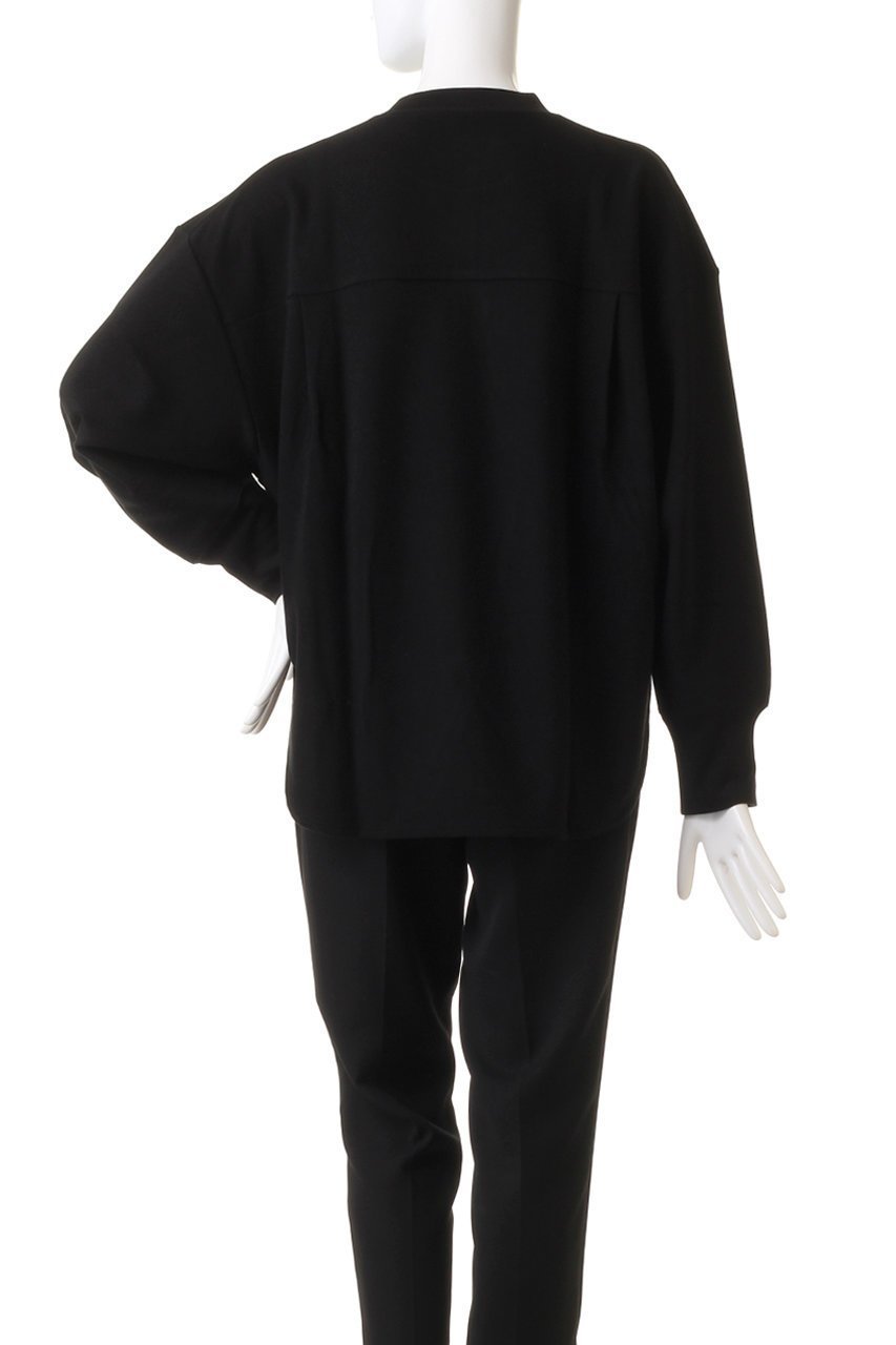 【スリー ドッツ/three dots】のコンパクトパイル ルーズプルオーバー 人気、トレンドファッション・服の通販 founy(ファニー) 　ファッション　Fashion　レディースファッション　Fashion for Women　トップス・カットソー　Cut & Sew Tops　シャツ・ブラウス・オフィスカジュアル　Elegant Blouses & Button-Ups　ロングTシャツ・Tシャツ　Longline T-Shirts & Tees　カジュアルプルオーバー・ニットトップス　Pullovers & Knit Tops / Casual Pullovers　カットソー・ベーシックTシャツ　Cut-and-Sewn Tops / Stretch Tees & Basics　コンパクト　Compact, Small Size　スリーブ　Sleeve, Long Sleeve / Short Sleeve　ロング　Long, Long-Length　エレガント 上品　Elegant　other-4|ID: prp329100004137267 ipo3291000000032898124