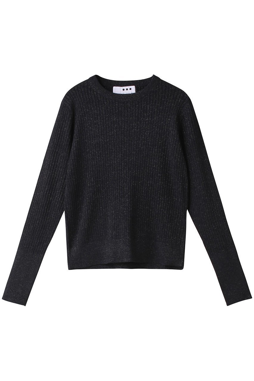 【スリー ドッツ/three dots】のリュクスセーター リブニット インテリア・キッズ・メンズ・レディースファッション・服の通販 founy(ファニー) 　ファッション　Fashion　レディースファッション　Fashion for Women　トップス・カットソー　Cut & Sew Tops　ニット　Knit Tops & Sweaters　カジュアルプルオーバー・ニットトップス　Pullovers & Knit Tops / Casual Pullovers　インナー　Innerwear　シンプル　Simple, Minimal　リブニット　Rib Knit, Ribbed Knit　ネイビー|ID: prp329100004137268 ipo3291000000035655760