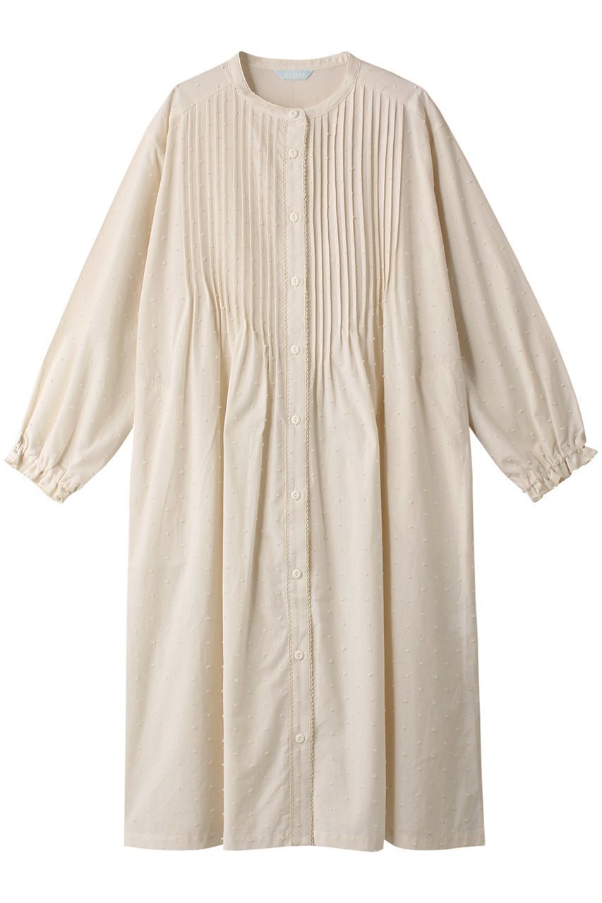 【キッドブルー/KID BLUE】のオーガニックドビードットナイティ 人気、トレンドファッション・服の通販 founy(ファニー) 　ファッション　Fashion　レディースファッション　Fashion for Women　トップス・カットソー　Cut & Sew Tops　なめらか　Smooth, Silky Texture　ドット　Polka Dot, Dot Pattern　パジャマ　Pajamas, Sleepwear　フェミニン　Feminine, Girly　フリル　Frill, Ruffle　プリント　Print, Printed Pattern　プリーツ　Pleats, Pleated　リラックス　Relax, Relaxed Fit　再入荷　Restock / Back in Stock　 other-1|ID: prp329100004137276 ipo3291000000035126130