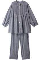 【キッドブルー/KID BLUE】のオーガニックドビードットパジャマ 人気、トレンドファッション・服の通販 founy(ファニー) ファッション Fashion レディースファッション WOMEN トップス・カットソー Tops/Tshirt ドット Dot パジャマ Pajamas フェミニン Feminine フリル Frills プリント Print プリーツ Pleats リラックス Relax NEW・新作・新着・新入荷 New Arrivals thumbnail ネイビー|ID: prp329100004137277 ipo3291000000028329109