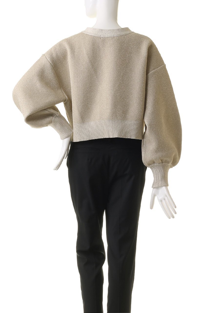 【ガリャルダガランテ/GALLARDAGALANTE】のラメカーディガン 人気、トレンドファッション・服の通販 founy(ファニー) 　ファッション　Fashion　レディースファッション　Fashion for Women　トップス・カットソー　Cut & Sew Tops　ニット　Knit Tops & Sweaters　カーディガン・羽織り　Layered Style Cardigans　カーディガン　Cardigan, Knitwear　コンパクト　Compact, Small Size　トレンド　Trend, Trending Now　ボトム　Bottoms, Lower Wear　ワイド　Wide, Wide Fit　エレガント 上品　Elegant　other-4|ID: prp329100004137305 ipo3291000000032930081