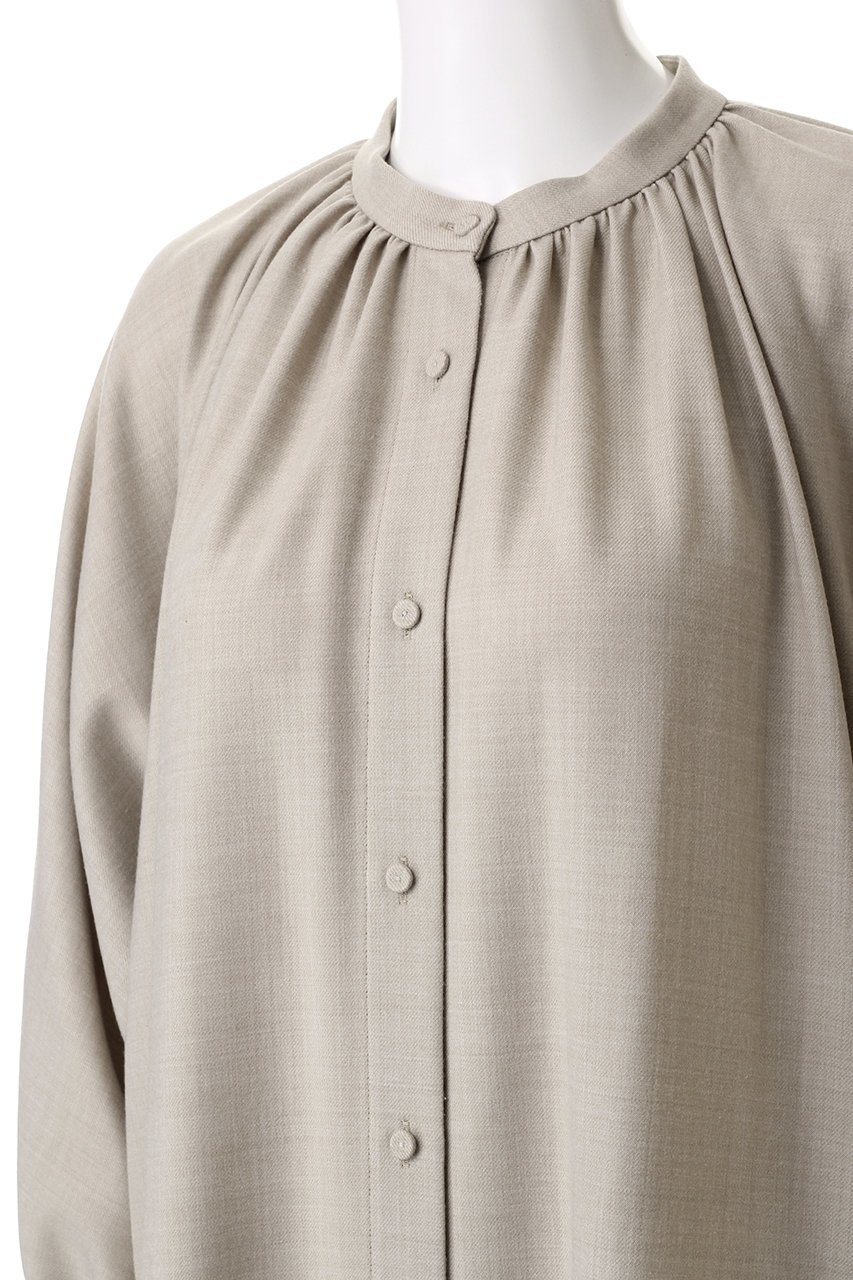 【プレインピープル/PLAIN PEOPLE】のフレックスウールサキソニーイージーケアシャツワンピース 人気、トレンドファッション・服の通販 founy(ファニー) 　ファッション　Fashion　レディースファッション　Fashion for Women　ワンピース　Dresses　シャツワンピース / 1枚で着映えコーデ　Shirt Dresses　チュニック　Tunic Tops & Dresses　ウォッシャブル　Machine Washable　ウォーム　Warm Fabric　ギャザー　Gathered, Ruffled　ストレッチ　Stretch, Stretchy Fabric　チュニック　Tunic, Long Top　ベーシック　Basic, Essential　ロング　Long, Long-Length　再入荷　Restock / Back in Stock　other-5|ID: prp329100004137310 ipo3291000000032890147