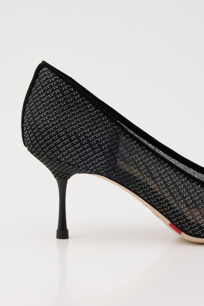 【スタッカート/STACCATO】のミラーリボンパンプス 人気、トレンドファッション・服の通販 founy(ファニー) 　ファッション　Fashion　レディースファッション　Fashion for Women　エレガント 上品　Elegant　サテン　Satin, Glossy Fabric　チェック　Check, Plaid, Tartan　メッシュ　Mesh, Net Fabric　リボン　Ribbon, Bow　other-6|ID: prp329100004137324 ipo3291000000034939883