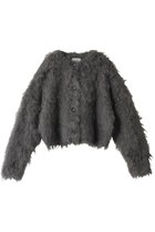 【クラネ/CLANE】のSHAGGY SHORT KNIT CARDIGAN ニット/セーター CHARCOAL GRAY|ID: prp329100004137332 ipo3291000000028329253