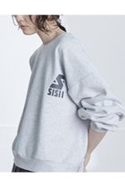 【シシ/sisii】の【UNISEX】【ELLESHOP限定】【sisii×HESTRADA Gee-Wiz】CROPPED P クルーネックスウェット グレー|ID:prp329100004139461