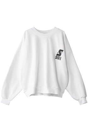 【シシ/sisii】の【UNISEX】【ELLESHOP限定】【sisii×HESTRADA Gee-Wiz】CROPPED P クルーネックスウェット 人気、トレンドファッション・服の通販 founy(ファニー) ファッション Fashion レディースファッション WOMEN トップス・カットソー Tops/Tshirt シャツ/ブラウス Shirts/Blouses パーカ Sweats ロング / Tシャツ T-Shirts スウェット Sweat カットソー Cut and Sewn ユニセックス Unisex NEW・新作・新着・新入荷 New Arrivals |ID:prp329100004139461