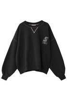 【シシ/sisii】の【UNISEX】【ELLESHOP限定】【sisii×HESTRADA Gee-Wiz】CROPPED P クルーネックスウェット ブラック|ID: prp329100004139461 ipo3291000000029115165