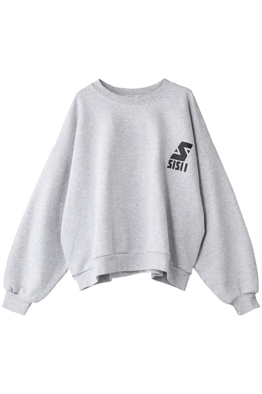 【シシ/sisii】の【UNISEX】【sisii×HESTRADA Gee-Wiz】CROPPED P クルーネックスウェット インテリア・キッズ・メンズ・レディースファッション・服の通販 founy(ファニー) 　ファッション　Fashion　レディースファッション　Fashion for Women　トップス・カットソー　Cut & Sew Tops　シャツ・ブラウス・オフィスカジュアル　Elegant Blouses & Button-Ups　レディースパーカー・カジュアルフーディー　Casual Hoodies & Sweatshirts　ロングTシャツ・Tシャツ　Longline T-Shirts & Tees　スウェット・クルーネックトップス　Sweatshirts & Crewnecks / Relaxed Fit Sweat Tops　カットソー・ベーシックTシャツ　Cut-and-Sewn Tops / Stretch Tees & Basics　ユニセックス　Unisex, Genderless　スウェット / スエット　Sweatshirt, Sweatwear　プリント　Print, Printed Pattern　再入荷　Restock / Back in Stock　定番　Standard, Basic Item　A/W・秋冬　Autumn/Winter　グレー|ID: prp329100004139461 ipo3291000000035701275