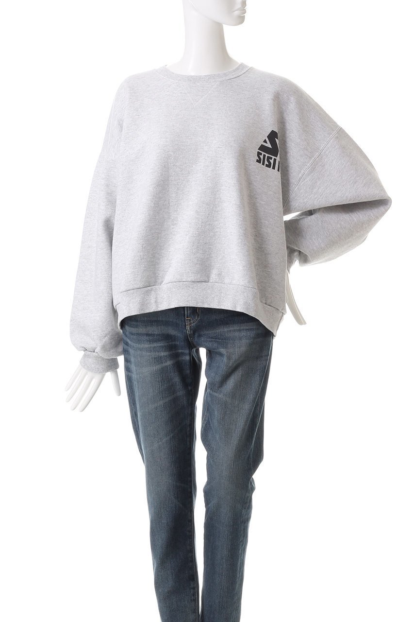 【シシ/sisii】の【UNISEX】【sisii×HESTRADA Gee-Wiz】CROPPED P クルーネックスウェット 人気、トレンドファッション・服の通販 founy(ファニー) 　ファッション　Fashion　レディースファッション　Fashion for Women　トップス・カットソー　Cut & Sew Tops　シャツ・ブラウス・オフィスカジュアル　Elegant Blouses & Button-Ups　レディースパーカー・カジュアルフーディー　Casual Hoodies & Sweatshirts　ロングTシャツ・Tシャツ　Longline T-Shirts & Tees　スウェット・クルーネックトップス　Sweatshirts & Crewnecks / Relaxed Fit Sweat Tops　カットソー・ベーシックTシャツ　Cut-and-Sewn Tops / Stretch Tees & Basics　ユニセックス　Unisex, Genderless　スウェット / スエット　Sweatshirt, Sweatwear　プリント　Print, Printed Pattern　再入荷　Restock / Back in Stock　定番　Standard, Basic Item　A/W・秋冬　Autumn/Winter　other-2|ID: prp329100004139461 ipo3291000000035898156