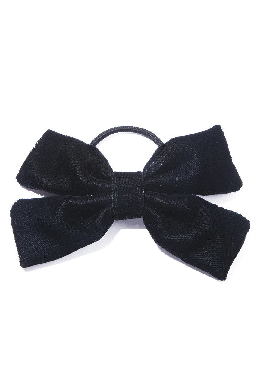 【イリスフォーセブン/IRIS 47】のdouble tie ポニー インテリア・キッズ・メンズ・レディースファッション・服の通販 founy(ファニー) 　ファッション　Fashion　レディースファッション　Fashion for Women　シュシュ&ヘアアクセ/ヘアアレンジ　Scrunchies & Hair Accessories　おすすめ　Recommended / Our Picks　アクセサリー　Fashion Accessories　エレガント 上品　Elegant　ベルベット　Velvet, Velvety　ベーシック　Basic, Essential　リボン　Ribbon, Bow　A/W・秋冬　Autumn/Winter　ブラック|ID: prp329100004140398 ipo3291000000032821878