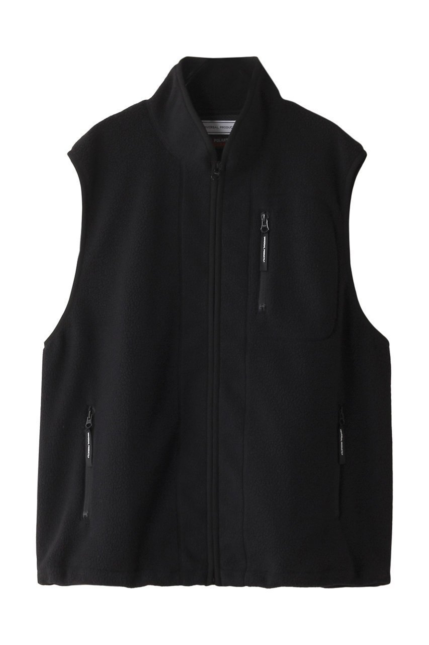 【ユニバーサルプロダクツ/UNIVERSAL PRODUCTS / MEN】の【MEN】POLARTECR FLEECE VEST フリースベスト インテリア・キッズ・メンズ・レディースファッション・服の通販 founy(ファニー) 　ファッション　Fashion　メンズファッション　MEN　アウトドア　Outdoor　ジャケット　Jacket　スウェット　Sweat　ベスト　Vest　NEW・新作・新着・新入荷　New Arrivals　防寒　Cold Protection　BLACK|ID: prp329100004140428 ipo3291000000028403705