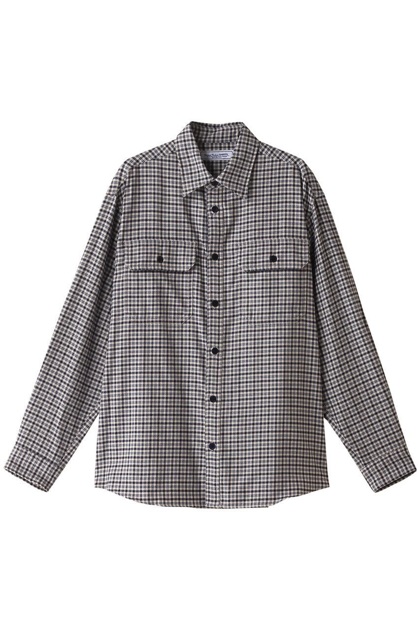 【ユニバーサルプロダクツ/UNIVERSAL PRODUCTS / MEN】の【MEN】ORIGINAL CHECK L/S WORK SHIRTS シャツ 人気、トレンドファッション・服の通販 founy(ファニー) 　ファッション　Fashion　メンズファッション　MEN　A/W・秋冬　Aw・Autumn/Winter・Fw・Fall-Winter　シンプル　Simple　スリーブ　Sleeve　チェック　Check　ボトム　Bottom　ロング　Long　NEW・新作・新着・新入荷　New Arrivals　 other-1|ID: prp329100004140431 ipo3291000000028403712