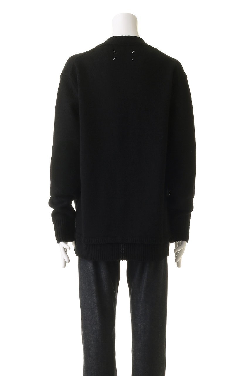 【メゾン マルジェラ/MAISON MARGIELA / MEN】の【MEN】Vネック ウールリネン カーディガン 人気、トレンドファッション・服の通販 founy(ファニー) 　ファッション　Fashion　メンズファッション　Fashion for Men　トップス・カットソー　Cut & Sew Tops　ニット・セーター / 定番トップス　Knit Tops & Sweaters　カーディガン / 羽織り　Cardigans　カーディガン　Cardigan, Knitwear　シンプル　Simple, Minimal　リネン　Linen, Linen Fabric　other-4|ID: prp329100004140438 ipo3291000000032932352