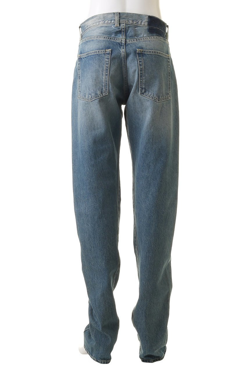 【メゾン マルジェラ/MAISON MARGIELA / MEN】の【MEN】5ポケット ターンアップ ストレートデニムパンツ 人気、トレンドファッション・服の通販 founy(ファニー) 　ファッション　Fashion　メンズファッション　Fashion for Men　ボトムス　Bottoms　デニムパンツ・ジーンズ　Denim Pants　ウォッシュ　Washed Finish　ストレート　Straight, Straight Cut　デニム　Denim, Jeans Material　ポケット　Pocket, Pocket Detail　ワイド　Wide, Wide Fit　other-4|ID: prp329100004140439 ipo3291000000032891700