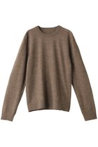 【メゾン マルジェラ/MAISON MARGIELA / MEN】の【MEN】エルボーパッチ クルーネック ウール セーター ウォルナット|ID:prp329100004140440