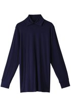 【ミズイロ インド/mizuiro ind】のshirt collar high neck P/O プルオーバー 人気、トレンドファッション・服の通販 founy(ファニー) ファッション Fashion レディースファッション WOMEN トップス・カットソー Tops/Tshirt シャツ/ブラウス Shirts/Blouses ロング / Tシャツ T-Shirts プルオーバー Pullover カットソー Cut and Sewn とろみ Thickness インナー Inner シンプル Simple ストレッチ Stretch スリーブ Sleeve ハイネック High Neck ロング Long thumbnail blue|ID: prp329100004140467 ipo3291000000028403952