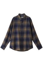 【アウターノウン/OUTERKNOWN / MEN】の【MEN】TRANSITIONAL FLANNEL SHIRT フランネルシャツ ネイビー|ID:prp329100004140468