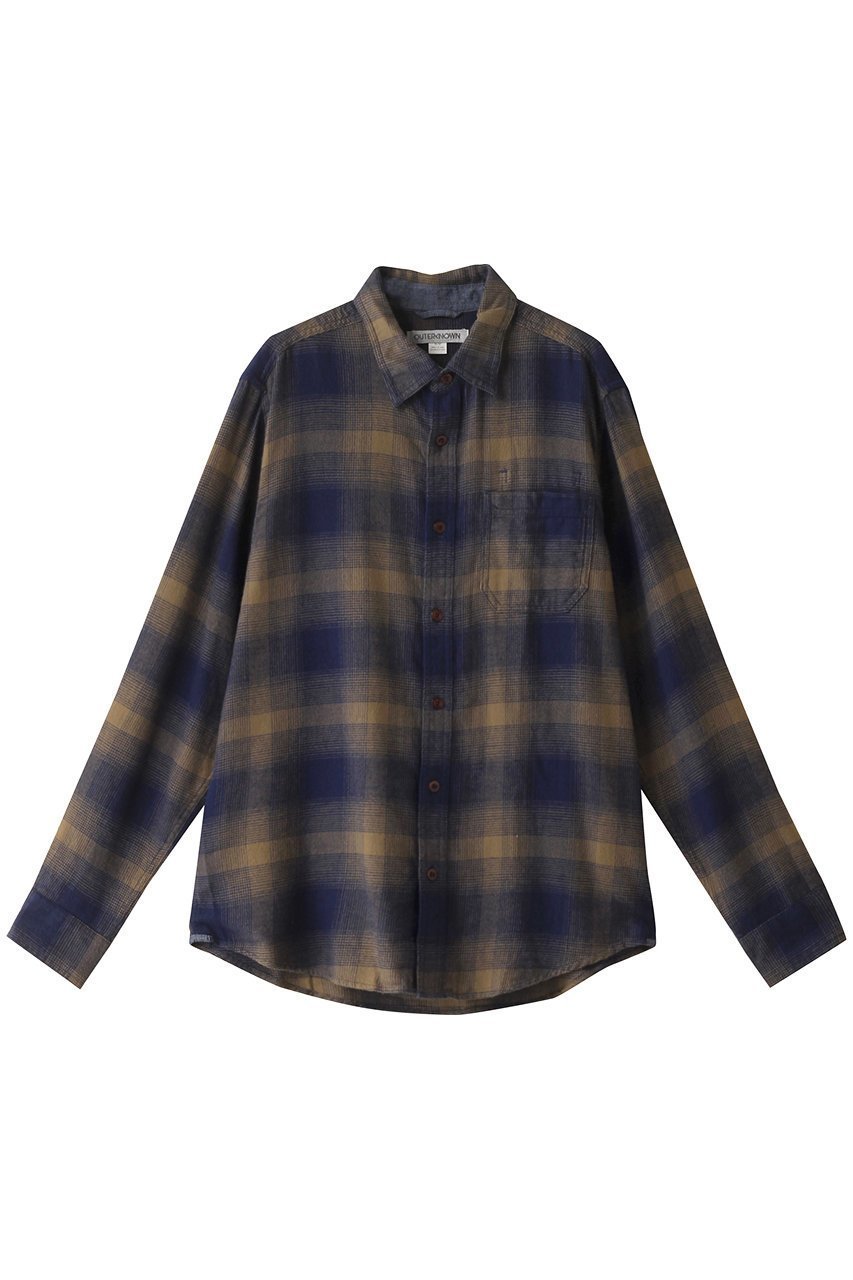 【アウターノウン/OUTERKNOWN / MEN】の【MEN】TRANSITIONAL FLANNEL SHIRT フランネルシャツ インテリア・キッズ・メンズ・レディースファッション・服の通販 founy(ファニー) 　ファッション　Fashion　メンズファッション　MEN　アウトドア　Outdoor　カリフォルニア　California　スリーブ　Sleeve　ロング　Long　NEW・新作・新着・新入荷　New Arrivals　ネイビー|ID: prp329100004140468 ipo3291000000028404046