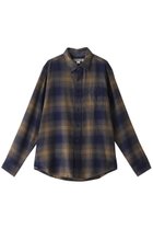 【アウターノウン/OUTERKNOWN / MEN】の【MEN】TRANSITIONAL FLANNEL SHIRT フランネルシャツ ネイビー|ID: prp329100004140468 ipo3291000000035367595