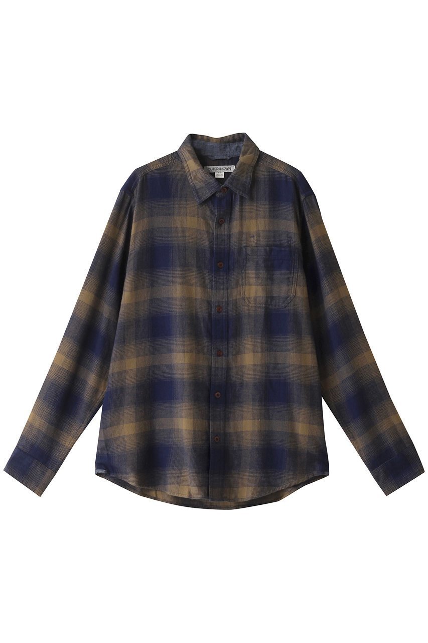 【アウターノウン/OUTERKNOWN / MEN】の【MEN】TRANSITIONAL FLANNEL SHIRT フランネルシャツ インテリア・キッズ・メンズ・レディースファッション・服の通販 founy(ファニー) 　ファッション　Fashion　メンズファッション　Fashion for Men　アウトドア　Outdoor Clothing　カリフォルニア　California, Cali Style　スリーブ　Sleeve, Long Sleeve / Short Sleeve　ロング　Long, Long-Length　ネイビー|ID: prp329100004140468 ipo3291000000036221038
